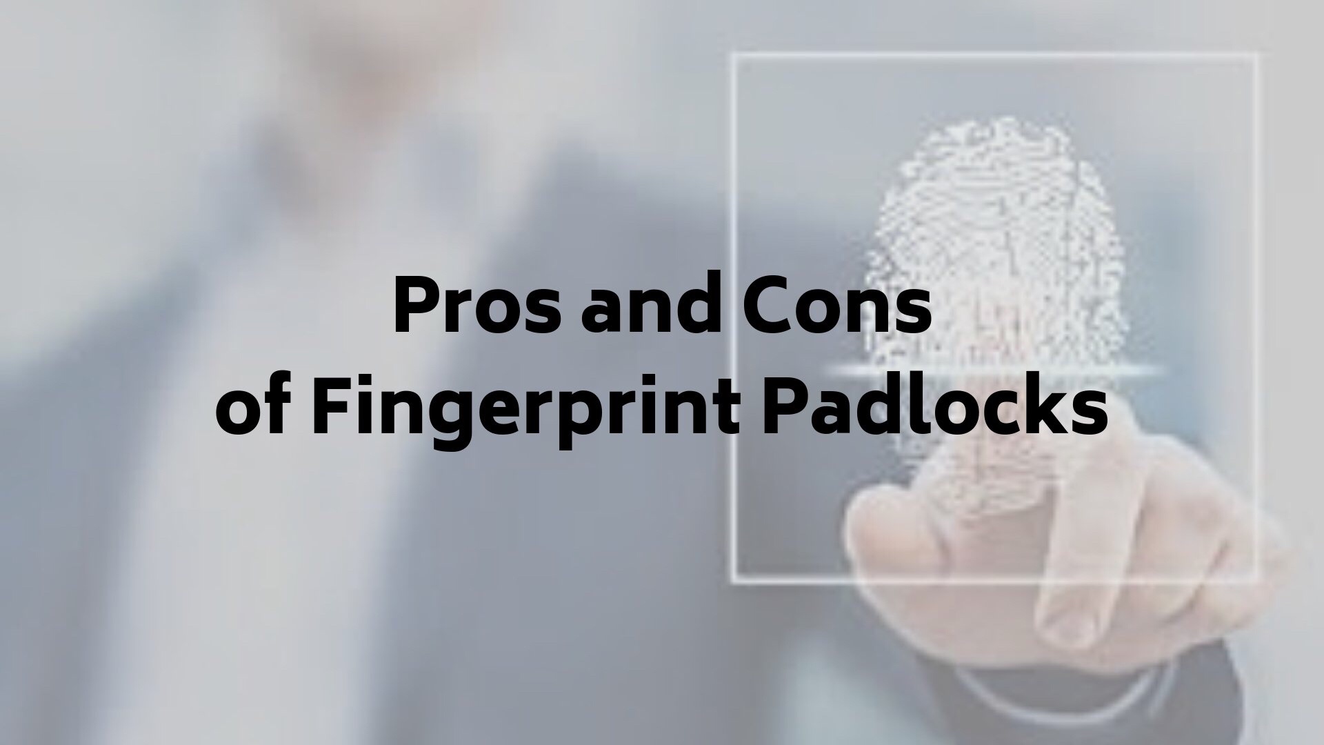 Pros and cons of fingerprint padlock Jasper Stone Jasper Stone